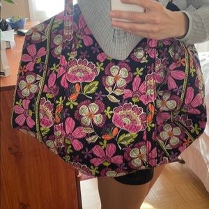 LG Vera Bradley duffel bag & matching zip ID case.
